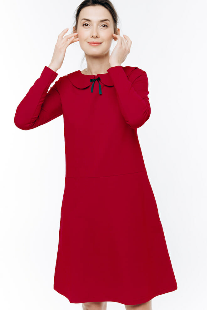 LeMuse red PARISIAN dress