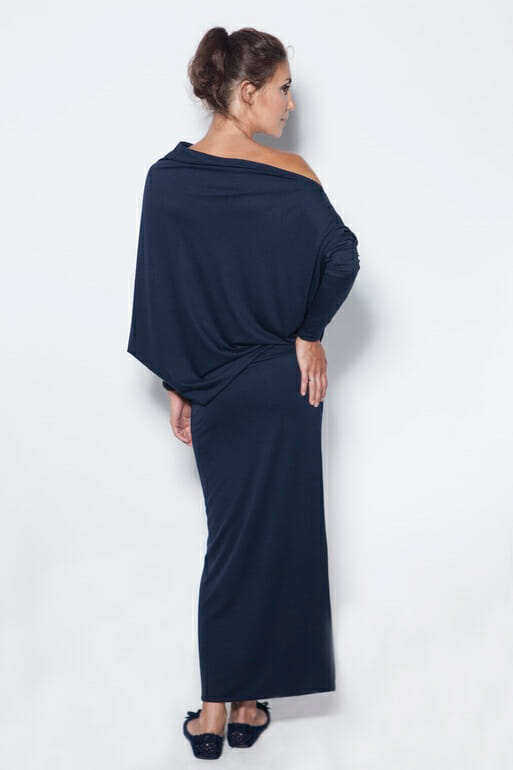 LeMuse deep blue EVENING maxi dress